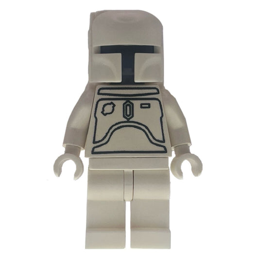 LEGO Star Wars Traditional White Boba Fett Employee Version Custom Minifigure